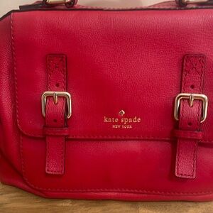 Kate Spade red purse, bought in early 2000s.